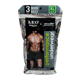 Leo Poldo Men's Athletic Boxer  3 Pack