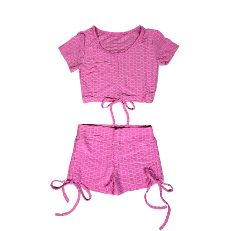 Set Deportivo en Short con Lazos Ajustables