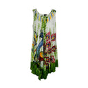 Women's Tye Dye Dress with Peacock