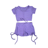 Set Deportivo en Short con Lazos Ajustables