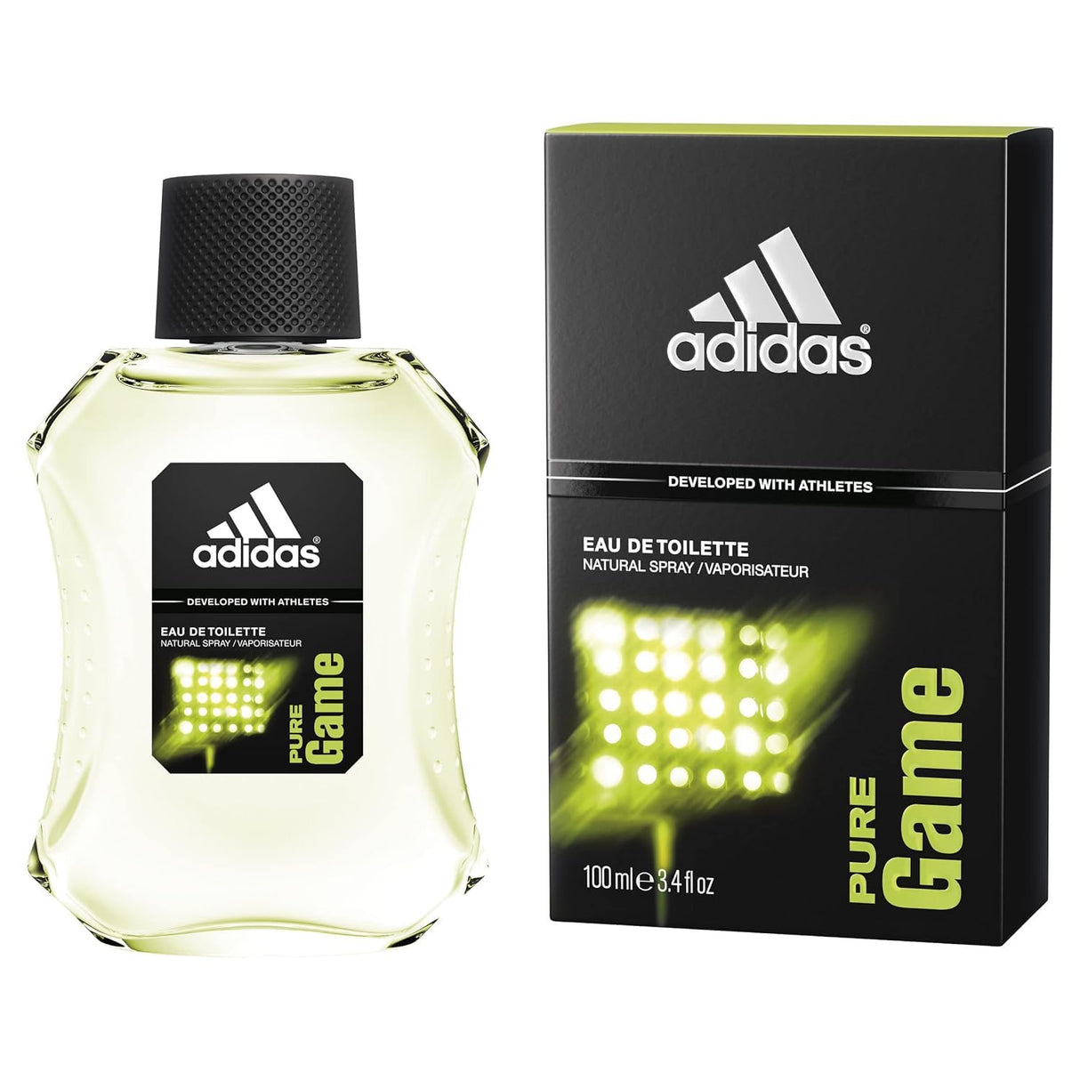 Adidas M, Pure Game Perfume de Hombre, 3.4 oz