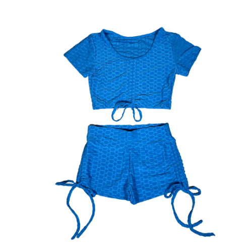 Set Deportivo en Short con Lazos Ajustables