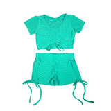 Set Deportivo en Short con Lazos Ajustables