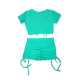 Set Deportivo en Short con Lazos Ajustables