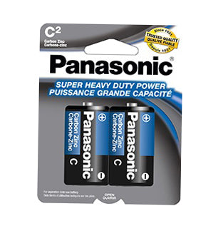 Panasonic Super Heavy Duty Power “C” 2 count Batteries