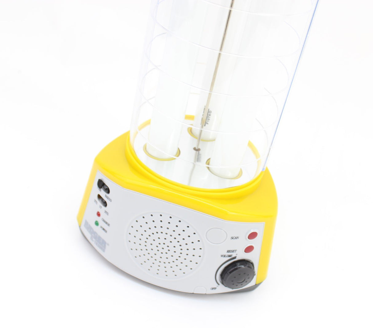 LUDGER Lampara de Emergencia recargable EL-1830 LED 360° c/radio FM